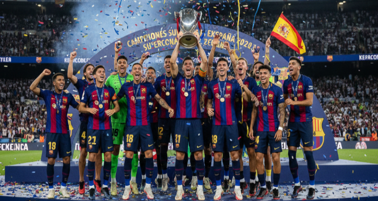 كلاسيكو الأرض في جدة: برشلونة يتربع على عرش السوبر الإسباني بخماسية مثيرة