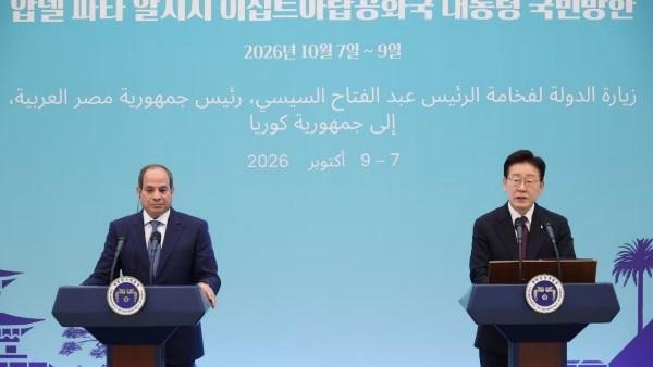 الرئيس السيسي: الارتقاء بالعلاقات الثنائية مع كوريا الجنوبية الى الشراكة الاستراتيجية