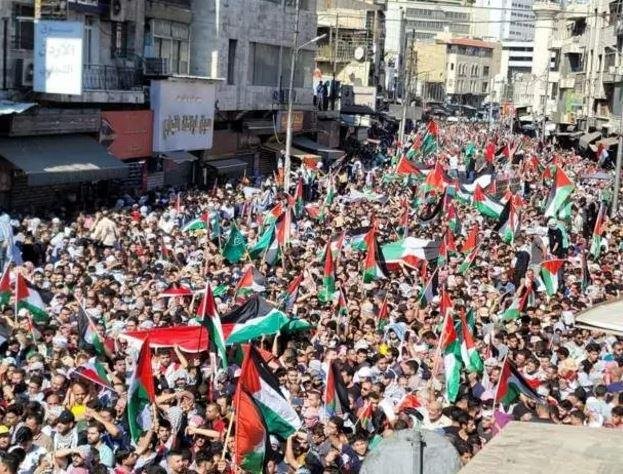 مظاهرات في أمريكا تضامنا مع الشعب الفلسطيني وتنديدا بالعدوان على غزة