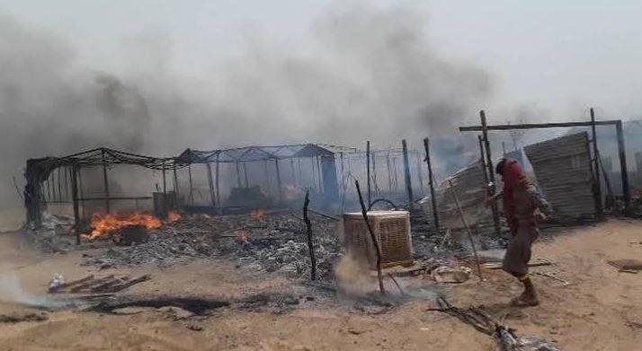 غزة: الاحتلال يحرق مخيما للنازحين مفترق الشجاعية ويُشرد أكثر من 200 أسرة
