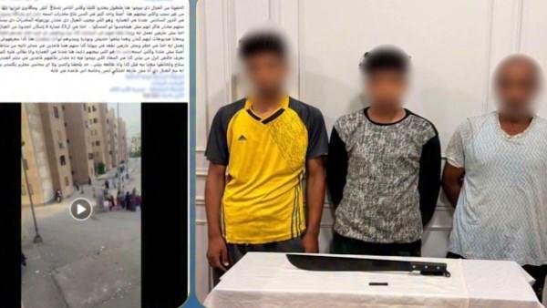 ضبط عامل ونجليه تعاطوا المخدرات وتعدوا على سيدة بسلاح أبيض بالمنوفية