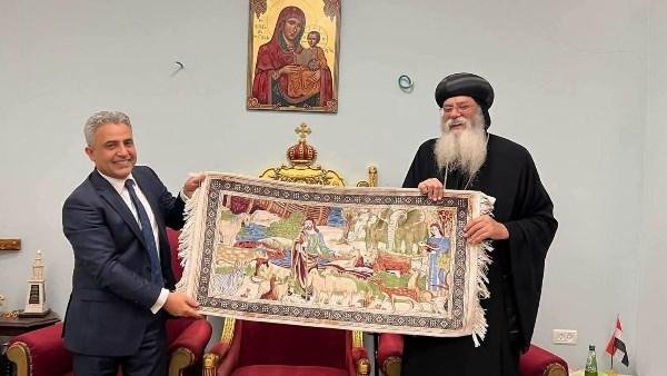 مطران الكرسي الأورشليمي يستقبل السفير المصري لدى فلسطين في القدس